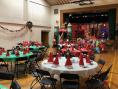 Interior of Kramer Center decorated for the Christmas Party