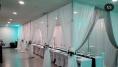 Interior of Kramer Center decorated for a wedding